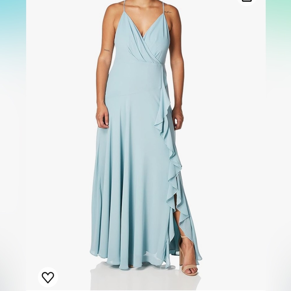 Astr Light Blue Maxi Dress